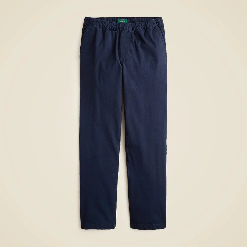 NWT J. Crew Drawstring pant in stretch cotton blend Sz S - Picture 1 of 2